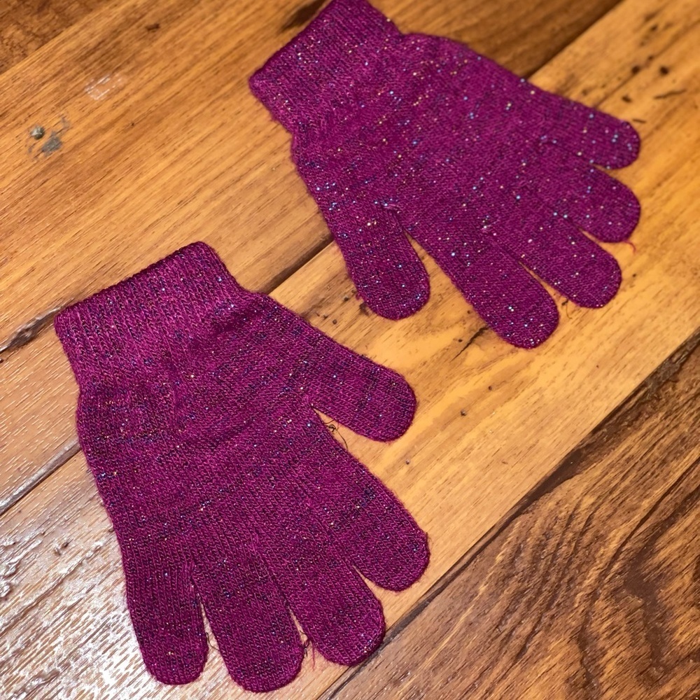 Kids‎ Winter Purple Gloves One size